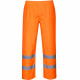 pantalon pluie haute visibilite orange en20471