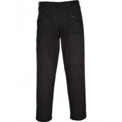 Pantalon de Travail Grandes Tailles noir poches genoux ACTION