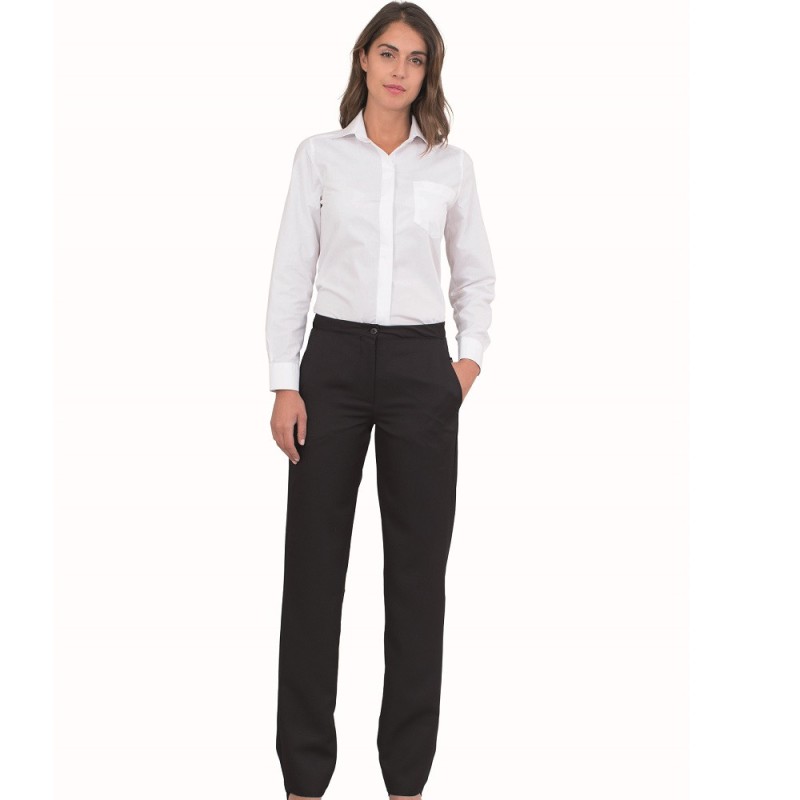 Pantalon de service femme noire DONNA