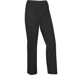 pantalon cuisinier noir elasthanne