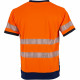 T-shirt orange haute visibilite norme en 20471