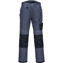 pantalon de travail leger gris renfort genoux