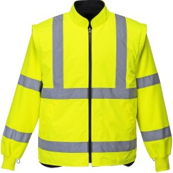 Parka de Travail haute visibilité jaune 5en1 EN 20471 -ESSENTIEL-