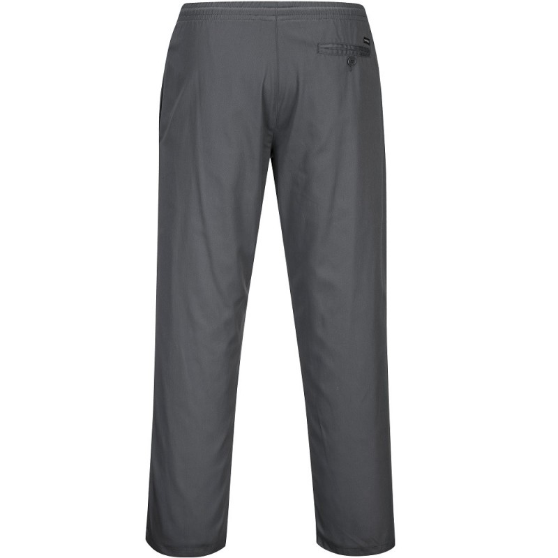 pantalon cuisinier confortable gris