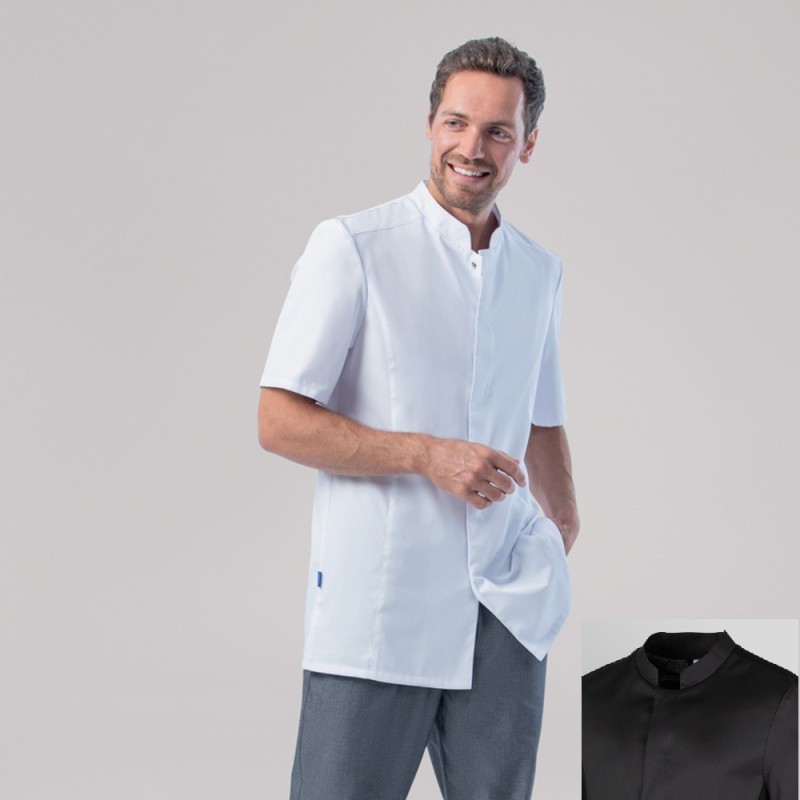 Veste de cuisine manches courtes lavable a 95 de chez LEIBER