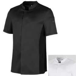 Veste de cuisine manches courtes légère en Tencel de chez LEIBER