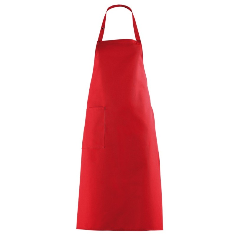 Tablier de cuisine bavette réglable par pression lavage 95 de chez LEIBER