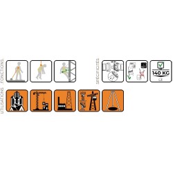 Kit de sécurité confort antichute évolution sur toiture 20m de chez Harnaispro