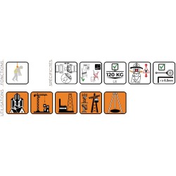 Kit de sécurité confort skydome antichute évolution sur toiture 11m de chez Harnaispro