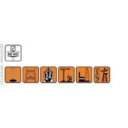 Kit de sécurité structurel antichute d'objets pour le hissage rapide de matériel de chez Harnaispro