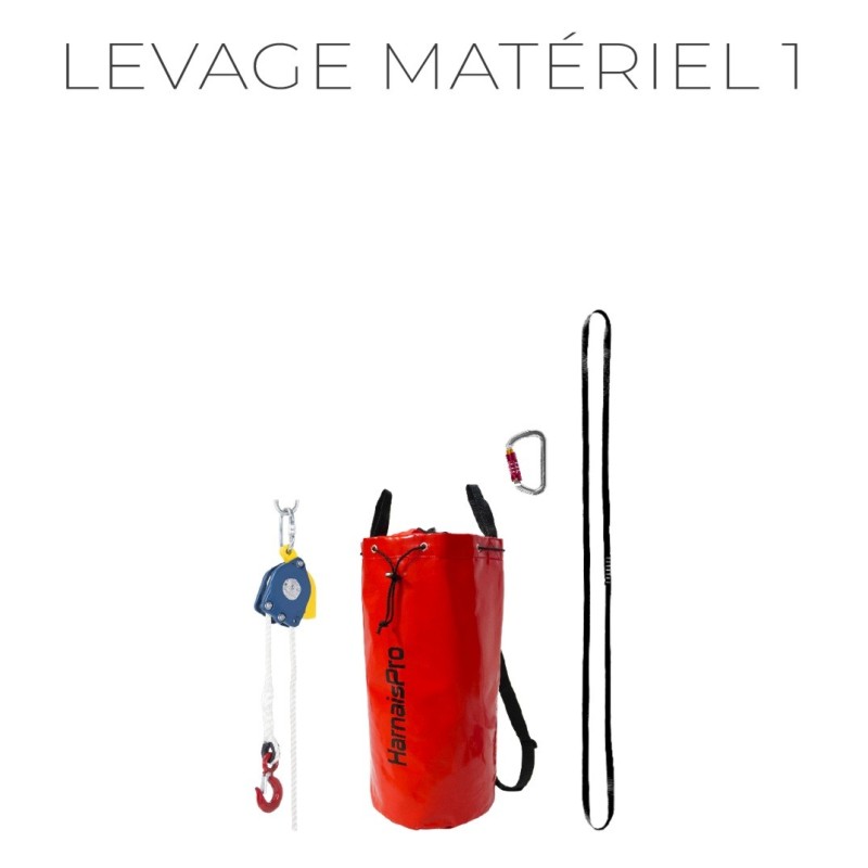 Kit de sécurité structurel antichute d'objets pour le hissage rapide de matériel de chez Harnaispro