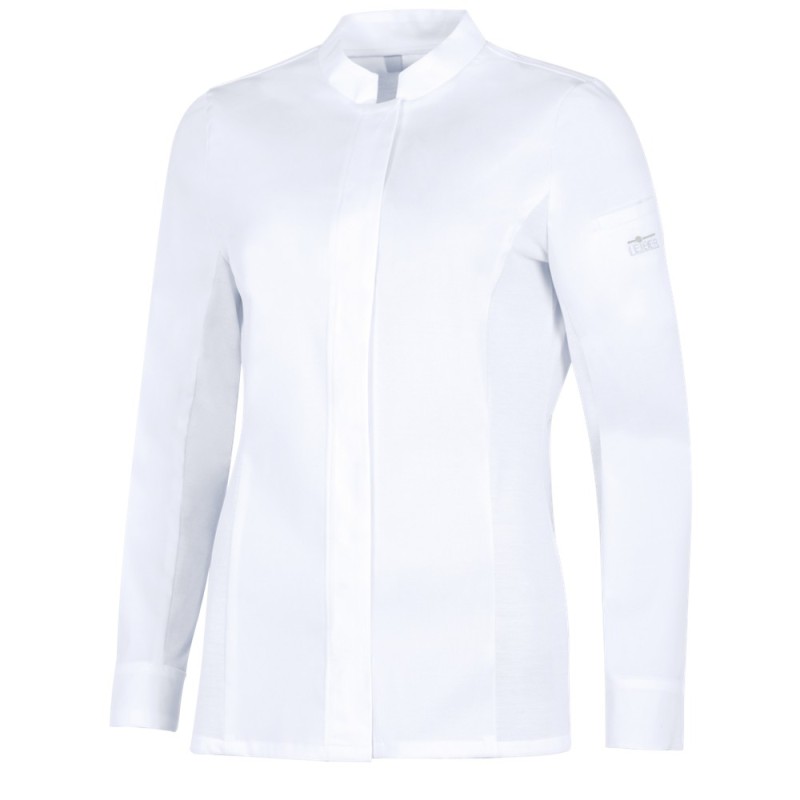 Veste de cuisine Femme manches longues légère en Tencel de chez LEIBER