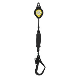 Antichute à rappel automatique à sangle de 2m avec connecteur MGO de chez Harnaispro
