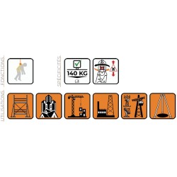 Antichute à rappel automatique à câble de 20m avec connecteur HOOK de chez Harnaispro Antichute à rappel automatique à câble de 20m avec connecteur HOOK de chez Harnaispro