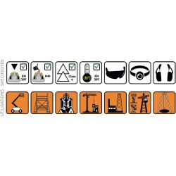 Casque de sécurité polyvalent non ventilé de chez Harnaispro