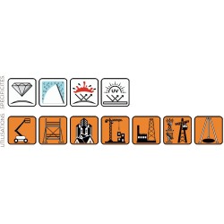 Visière de protection oculaire incolore pour casque IZIGUARD de chez Harnaispro