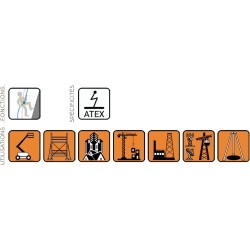 Paire de sangles de sécurité de chez Harnaispro