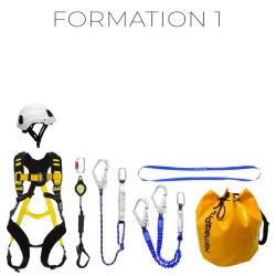 Kit de sécurité confort formation EPI contre les chutes de chez Harnaispro