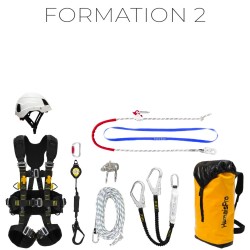 Kit de sécurité preminum formation EPI contre les chutes de chez Harnaispro