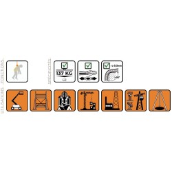 Longe antichute réglable avec absorbeur d'énergie de chez Harnaispro