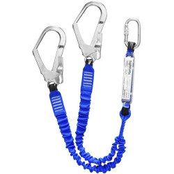 Longe antichute Y de progression en sangle extensible de chez Harnaispro