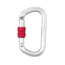 Mousqueton aluminium, verrouillage manuel de chez Harnaispro