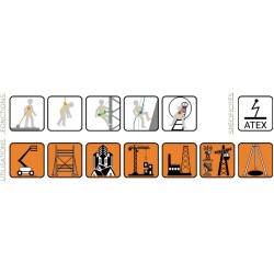 Mousqueton aluminium, verrouillage automatique triple action de chez Harnaispro