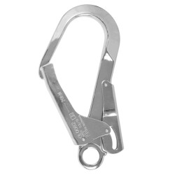 Mousqueton acier directionnel, verrouillage automatique de chez Harnaispro