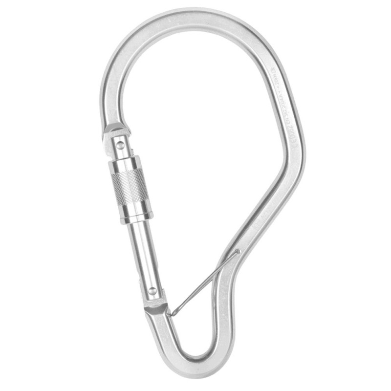 Mousqueton aluminium, interchangeable, verrouillage automatique de chez Harnaispro