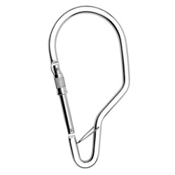 Mousqueton aluminium, interchangeable, verrouillage automatique double action de chez Harnaispro