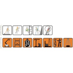 Mousqueton aluminium, interchangeable, verrouillage automatique double action de chez Harnaispro