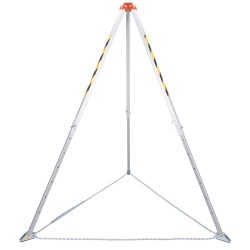 Trépied aluminium de sécurité et de levage antistatique (ATEX) de chez Harnaispro