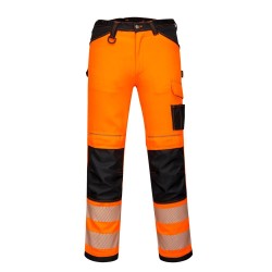 Pantalon de Travail Haute visibilité avec genouilleres de protection de chez PORTWEST