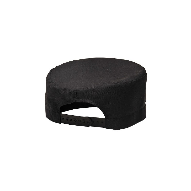 calot de cuisine noir