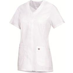 Tunique médicale blanche Femme STRETCH de chez BP
