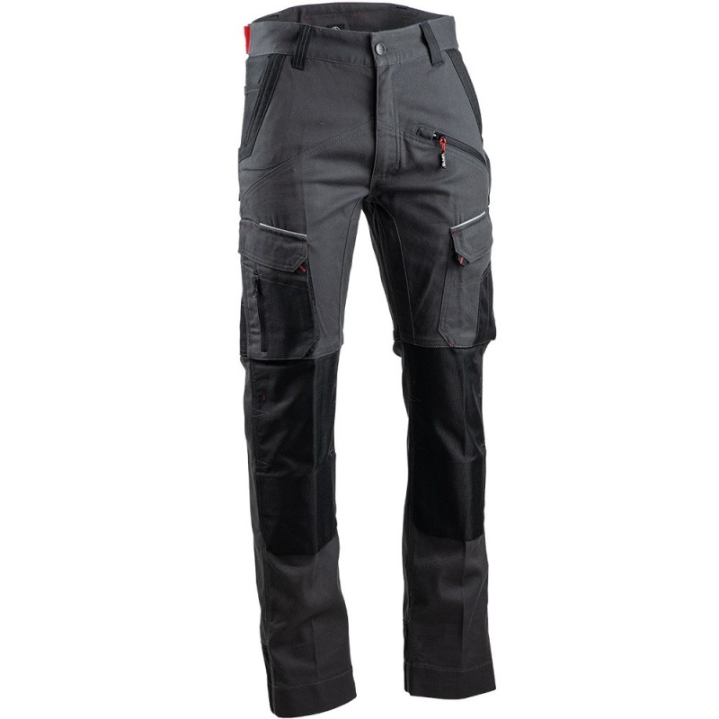 Pantalon de travail AUTHENTIC STRETCH poches genoux de chez LMA