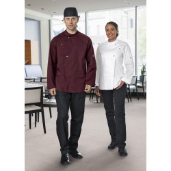 Veste de cuisine femme blanche légère pro et respirante de chez BP