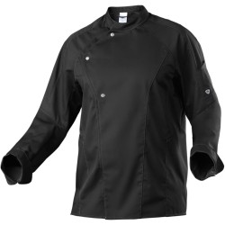 Veste de Cuisine Homme Noire, Respirante et Résistante Manches Longues de chez BP
