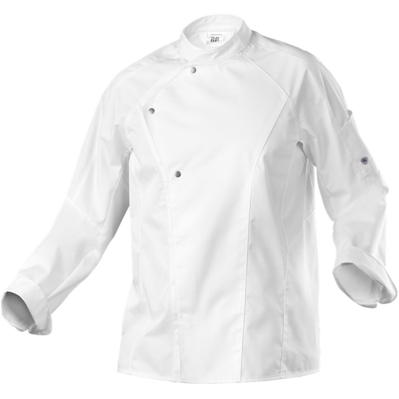 Veste de Cuisine Homme Blanche Pro Confortable Respirante et Résistante de chez BP