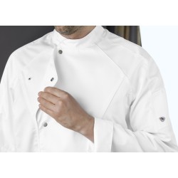 Veste de Cuisine Homme Blanche Pro Confortable Respirante et Résistante de chez BP