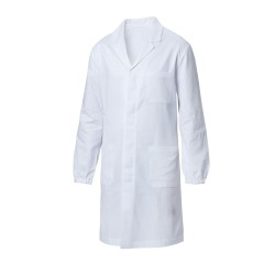 Blouse blanche lycéen coton, laboratoire,chimie,rentrée scolaire de chez SIGGI