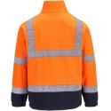 Blouson polaire haute visibilité orange - NORME EN 20471 -
