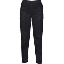 pantalon cuisine noir oversize