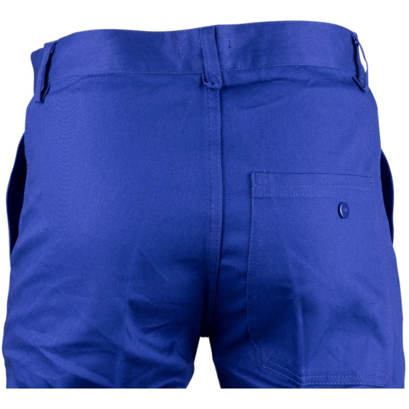 Pantalon de travail GRANDE TAILLE coton bleu de chez LMA