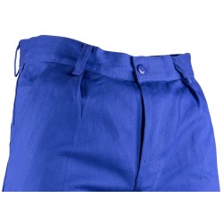 Pantalon de travail GRANDE TAILLE coton bleu de chez LMA