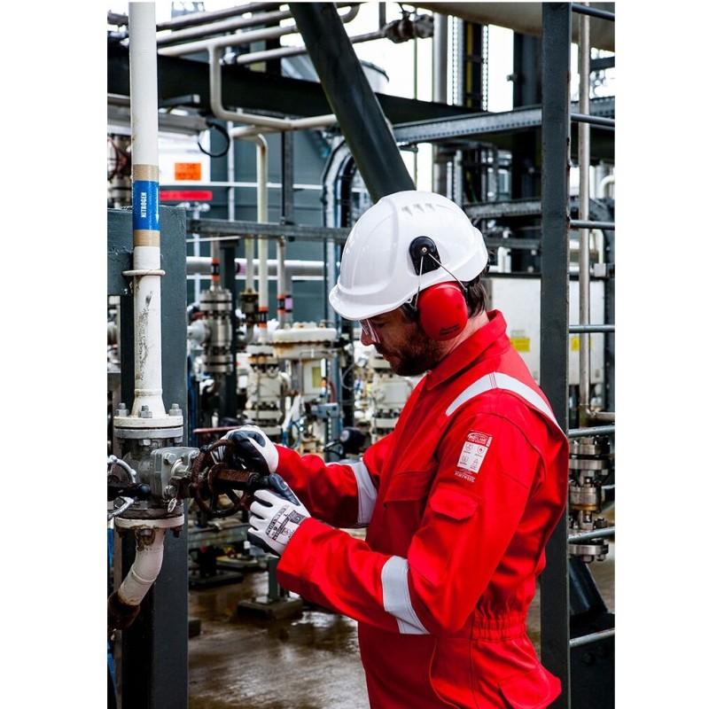 Casque Endurance Plus Visor | Coque ABS, Visière Rétractable | Marque PORTWEST