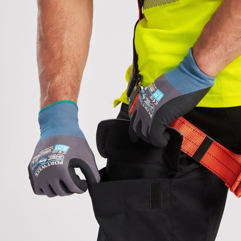Gant de manutention déperlant-NANO- PORTWEST | Confort, durabilité, et performance technique