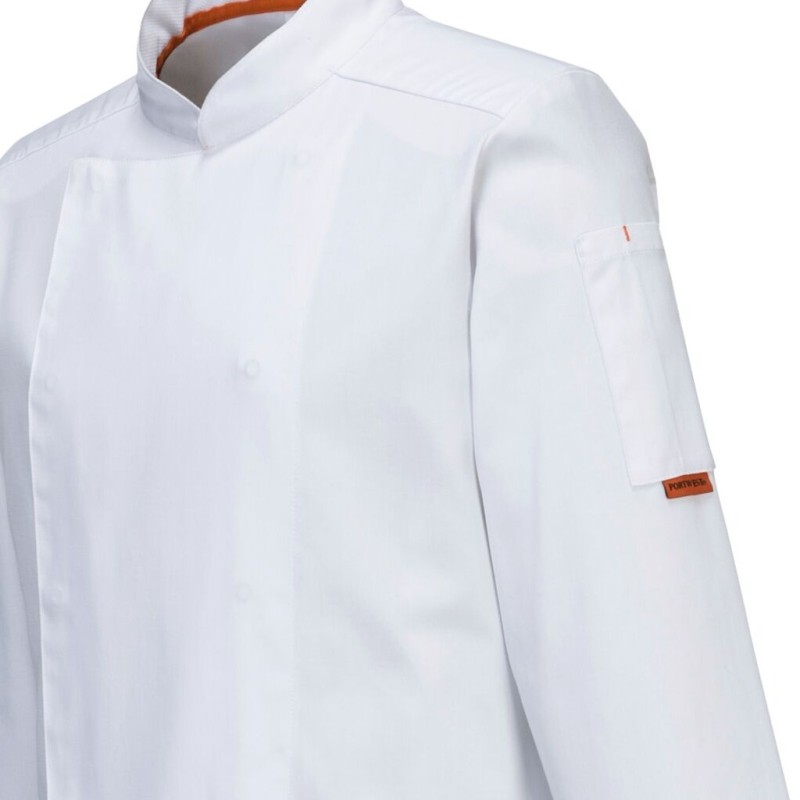 Veste de cuisine manches longues ventilée CLIMAT | Portwest - Légère et Respirante