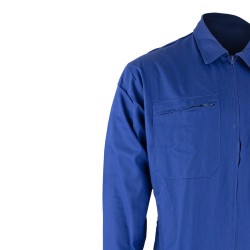 combinaison apprenti grand taille coton bleu