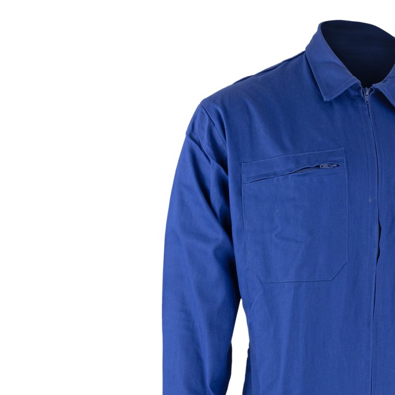 combinaison apprenti grand taille coton bleu